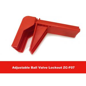 326G Durable Plastic Flame-retardant Material Valve Lock Out , English Labels is Available