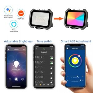 China Outdoor 30W 50W 100W RGB LED Flood Light With Dmx Control EMC wholesale