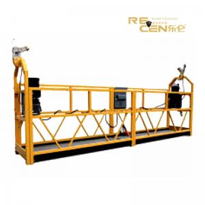 China Yellow Suspended Platform Gondola ZLP630 Steel Cradle Exterior Wall Construction supplier