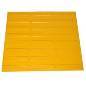 Yellow Large Rubber Mats Blind Guide Mats Tactile Paving With Textured Ground Surface Indicators Found At Roads