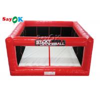 2 In 1 Inflatable Sticky Dodgeball Court Fun Dodge Ball Game Arena