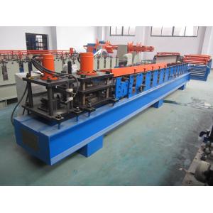 China PLC Glazed Tile Roll Forming Machine Hydraulic Press 5.5KW 1.2 Inch Single Chain supplier