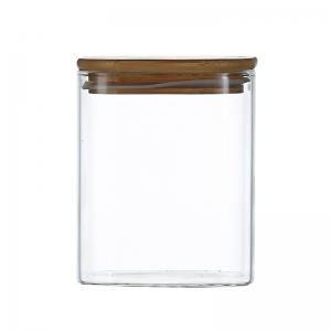 China 1000ml Airtight Borosilicate Glass Food Storage Jars supplier