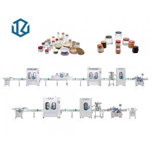 China Automatic Glass Bottle Filling Line For Peanut Butter Honey Bird'S Nest Syrup Jam supplier