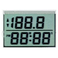 China Customized Black And White LCD Display Positive Reflective Clock LCD Display on sale