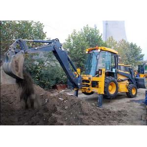 China Engineering Construction Compact Tractor Loader , 4WD Tractor Mounted Backhoe supplier