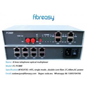 China 1~ 8 FXO FXS RS232，Ethernet （eth rate 100/1000m） Em fiber equipment supplier