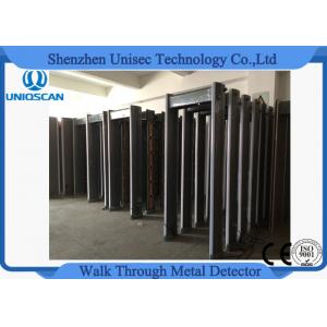 China Gray Pass Through Metal Detector , Multi Zone Metal Detector IP65 Protection  supplier