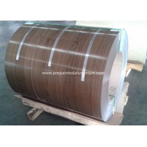 China AA3003 3015 H24 Temper  wooden grain Color Coated Aluminum Coil PVDF coated aluminum for production Roofing supplier