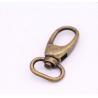 China Metal Small Swivel Eye Snap Hook , Solid Brass Swivel Snap Hook For Bags / Purses wholesale