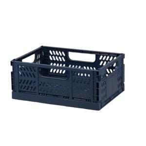 Desktop Folding Collapsible Storage Crate for Home Small Organizer in Sample Style