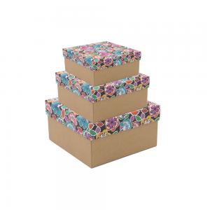 Kraft Paper Gift Packing Boxes Personalised Foldable Packaging Eco Friendly