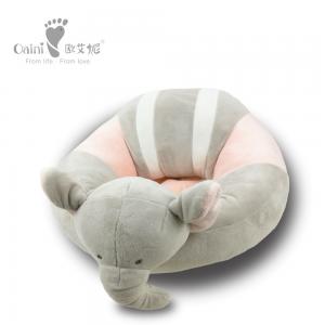 PP Cotton Soft Plush Sit Up Chair Infant Stuffed Animal Shaped Chair EN71