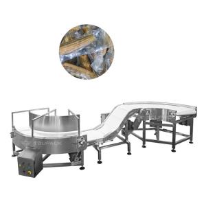 Food Grade Stainless Steel Belt Conveyor Electric Power Corn Variable Direction Conveyor