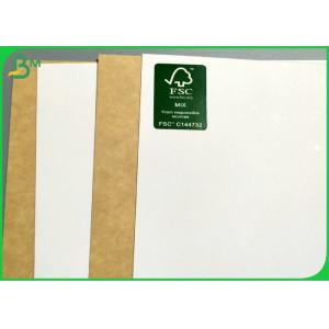 China 300g 325g White Face Kraft Liner Board For Food Grade Package supplier