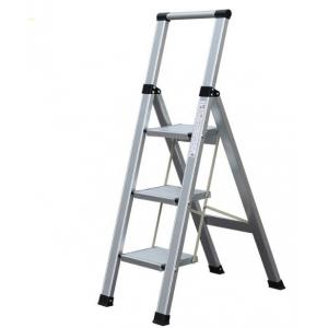 Three Step Aluminium Alloy Ladder 150kg Max Load Capacity 69cm Height