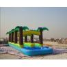 11.3m Long Inflatable Slide With Palm Trees Theme