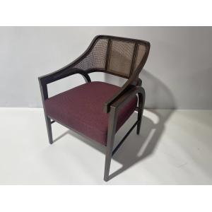 Modern Luxury Cane Chair With Upholstery Fabric For Commercial Hotel