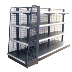 China Commercial Wire Rack Storage Shelves , Metal Wire Shelving 0.8mm Top Cover supplier