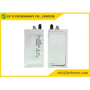 China 3V 30mAh Primary Lithium Battery CP042345 Super Thin Batteries For Credit Card supplier