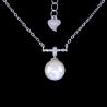 Bar Shape Freshwater Pearl Pendant Necklace Pure 925 Silver Chandelier