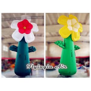 China 5m Giant Multicolor Inflatable Flower for Event and Shop Decoration wholesale