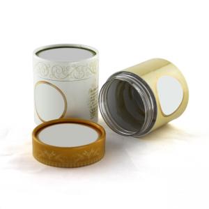 China Unique Designed Plastic and Paper Composite Cans for Facil Mask , Cosmetics , Skincare And Cream supplier