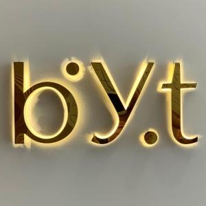 Office Wall Letters Logo in 3D LED for Custom Metal Business Advertising Signage