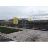 China Mobile Construction Fence Height1.8m*Width3.0m Mesh 50mm*100mm HDG 275.sqm 38mm pipes with middle brace wholesale