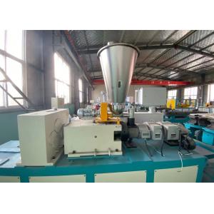 China 50-110mm Conical Twin Screw Extruder PVC Electric Conduit wholesale