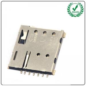 China Stable Performance Push Push Type Tablet Nano Sim Card Socket Holder Connector supplier