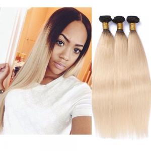 China Brazilian Blonde 1B/613 Straight Hair 100%Human Hair Weaving Remy Hair supplier