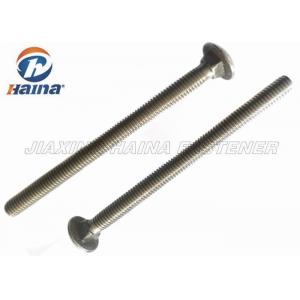 China Metric A2 A4 stainless steel 304 316 Full Thread Metric DIN603 Carriage Bolt supplier