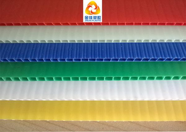 Various Colors Corrugated Plastic Sheets For Many Usages In Different Industries