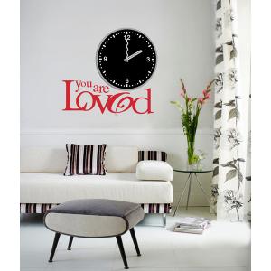 China Love Theme 3M Removable Vinyl Wall Decal / Wall Sticker Clock (Easy to Paste) 25A012 supplier