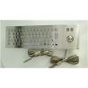 China Industrial IP65 Stainless Steel Metal Keyboard With Trackball Input Device For Self Service Kiosk wholesale
