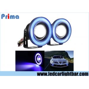 China 3.5 Inch Projector Led Fog Lights , Halo Angel Eye Rings Car Fog Lamps supplier
