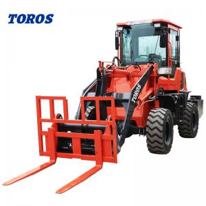 China Multipurpose Compact Front End Wheel Loader Machine With 0.5m2 Bucket supplier