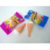Custom Flavor Marshmallow Ice Cream Cone Candy With 12 Months Shelf Time