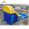 China Salto en interiores deslizamiento de agua inflable azul y amarillo deslizamiento inflable wholesale
