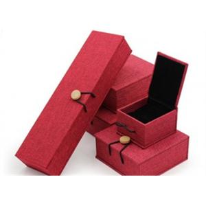 China Luxury Necklace Paper Jewelry Box Offset Printing Durable For Presentation Gift supplier