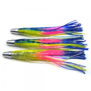 CHOCT6  Marlin Lures Color bead head Bullet head trolling lures for big game fishing