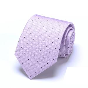 China Woven  Business  Neckties 100% Silk Stripped Ties Jacquard Neckwear Men Style supplier