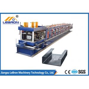 China 2018 New Type Automatic CNC Control High Speed C Purlin Roll Forming Machine at factory direct sell price supplier