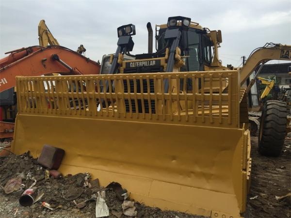 Close Driver Cab Hydraulic Crawler Bulldozer D6R / Used Bulldozer For Sale