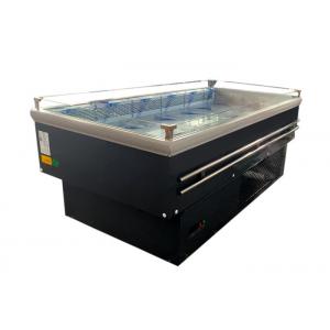 China Chest Deep Horizontal Island Display Freezer Top Opening With Fan Cooling supplier