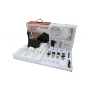 China Wireless Burglar Alarm System Kit , Iphone IOS and Android Application GSM Alarm Systems supplier