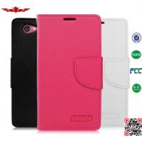 China 100% Quaify Colorful PU Wallet Leather Cover Cases For Sony Xperia Z1 Mini/Amami/XperiaZ1S on sale