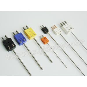 High Temperature Thermocouple RTD With 1000 Meter Wire / Mini Connector