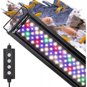 Adjustable Timer 14W Aquarium LED Light Sunrise Daylight Moonlight Mode